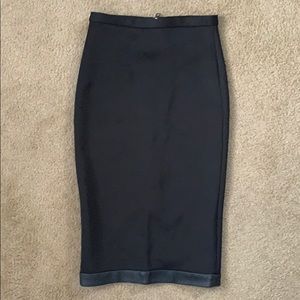 Bar III Black Pencil Skirt